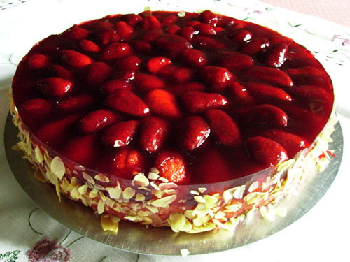 Erdbeerkuchen